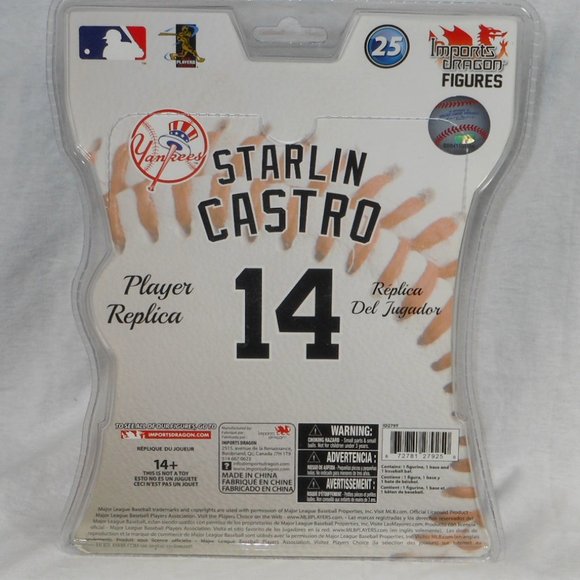 Imports Dragon Figures 25 - 2016 MLB Starlin Castro New York Yankees - Picture 2 of 2